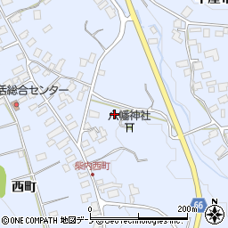 秋田県鹿角市花輪西町78周辺の地図