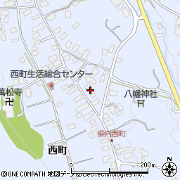 秋田県鹿角市花輪西町69周辺の地図
