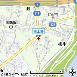 秋田県能代市二ツ井町荷上場沼尻25周辺の地図