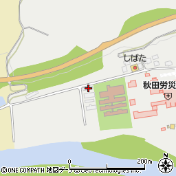 秋田県大館市軽井沢下岱25-3周辺の地図