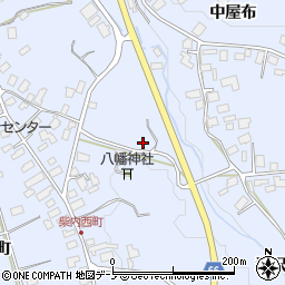 秋田県鹿角市花輪西町55周辺の地図