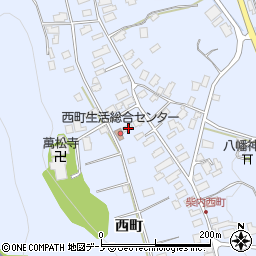 秋田県鹿角市花輪西町209周辺の地図