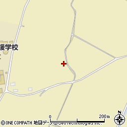 秋田県大館市比内町達子風袋90周辺の地図