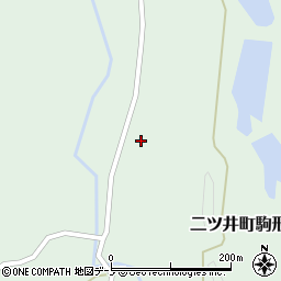 秋田県能代市二ツ井町駒形出口周辺の地図