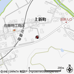 秋田県大館市十二所田町周辺の地図