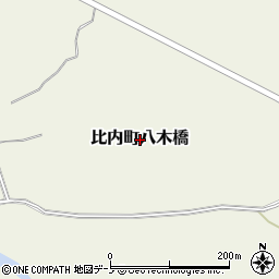 秋田県大館市比内町八木橋周辺の地図