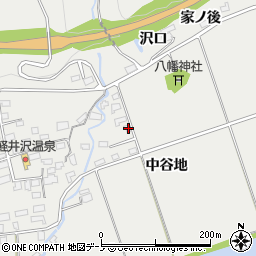 秋田県大館市軽井沢中谷地144周辺の地図