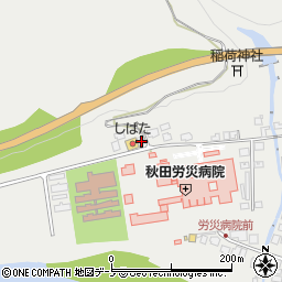 秋田県大館市軽井沢下岱14-2周辺の地図