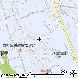秋田県鹿角市花輪西町49周辺の地図