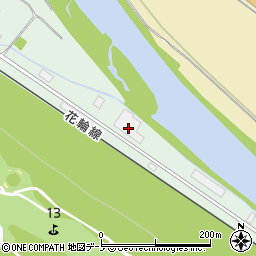 秋田県大館市比内町扇田長坂72-3周辺の地図