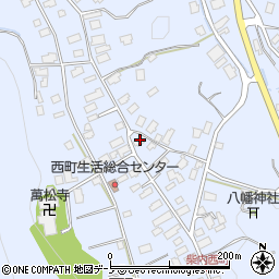 秋田県鹿角市花輪西町47-1周辺の地図