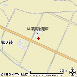 秋田県大館市曲田下谷地周辺の地図
