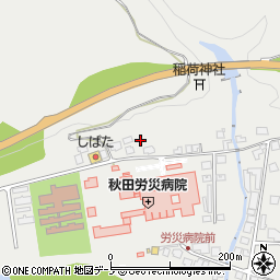 秋田県大館市軽井沢下岱11周辺の地図
