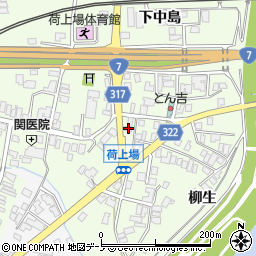 秋田県能代市二ツ井町荷上場沼尻29周辺の地図