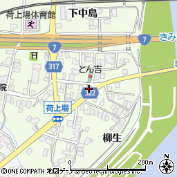淡路商店周辺の地図