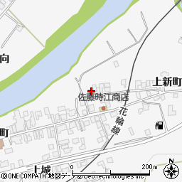 秋田県大館市十二所上新町1周辺の地図