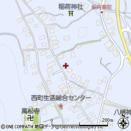秋田県鹿角市花輪西町20周辺の地図