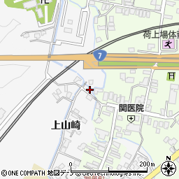 秋田県能代市二ツ井町上山崎15周辺の地図