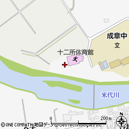 秋田県大館市猿間長漕周辺の地図