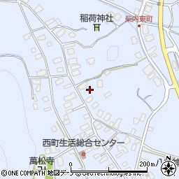 秋田県鹿角市花輪西町19周辺の地図