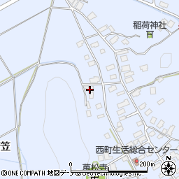 秋田県鹿角市花輪西町239周辺の地図