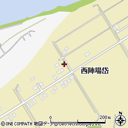 秋田県北秋田市脇神西陣場岱188-1周辺の地図
