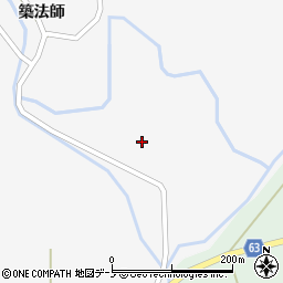 秋田県能代市朴瀬林周辺の地図