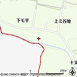 秋田県鹿角市十和田末広中平10周辺の地図