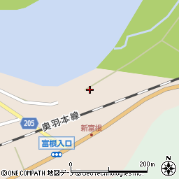 秋田県能代市二ツ井町飛根高清水711周辺の地図