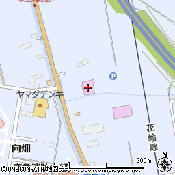 秋田県鹿角市花輪鉄砲周辺の地図