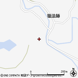 秋田県能代市朴瀬坂下周辺の地図