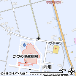 秋田県鹿角市花輪鎌倉平108周辺の地図