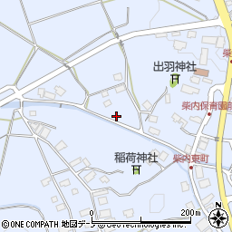 秋田県鹿角市花輪稲荷田28周辺の地図
