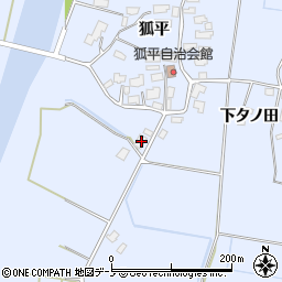 秋田県鹿角市花輪狐平69周辺の地図