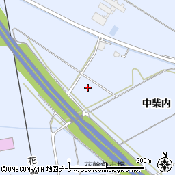 秋田県鹿角市花輪（中柴内）周辺の地図