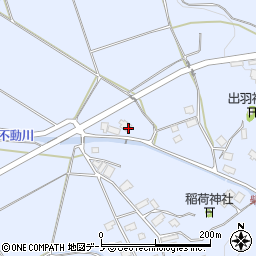 秋田県鹿角市花輪沖田表周辺の地図