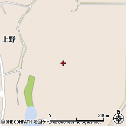 秋田県能代市真壁地周辺の地図