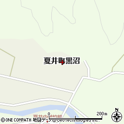 岩手県久慈市夏井町黒沼周辺の地図