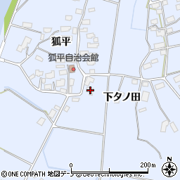 秋田県鹿角市花輪狐平96周辺の地図
