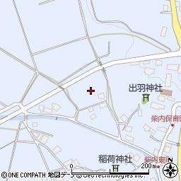 秋田県鹿角市花輪稲荷田周辺の地図