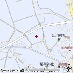 秋田県鹿角市花輪（稲荷田）周辺の地図