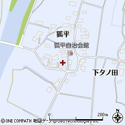 秋田県鹿角市花輪狐平38周辺の地図