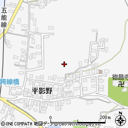 秋田県能代市向能代周辺の地図