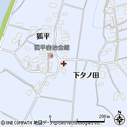 秋田県鹿角市花輪狐平31周辺の地図