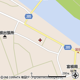 秋田県能代市二ツ井町飛根富根46周辺の地図