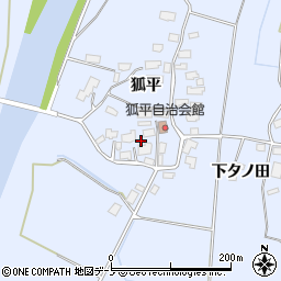 秋田県鹿角市花輪狐平37周辺の地図