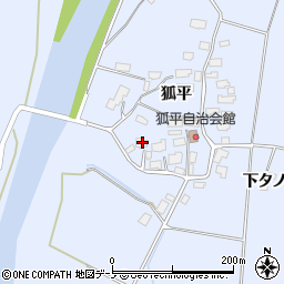 秋田県鹿角市花輪狐平45周辺の地図