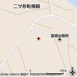 秋田県能代市二ツ井町飛根高清水252周辺の地図