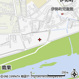 秋田県北秋田市伊勢町16周辺の地図