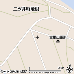 秋田県能代市二ツ井町飛根高清水251周辺の地図